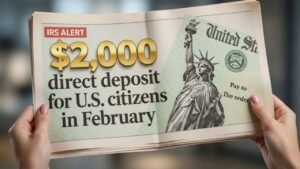 Don’t Miss This! $2,000 Direct Deposit for U.S. Citizens in February 2026: Eligibility and Payment Details