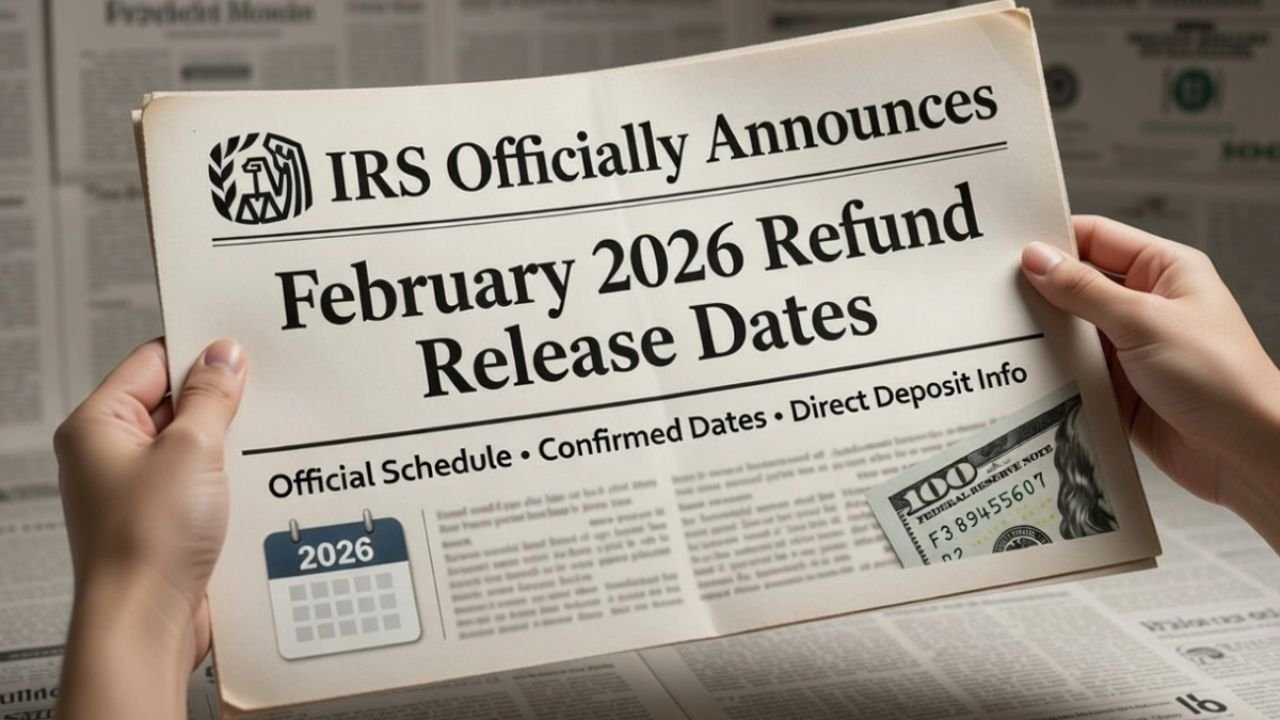 Official IRS Update! February 2026 Refund Dates Are Out | Here’s When You Could Receive Your Money