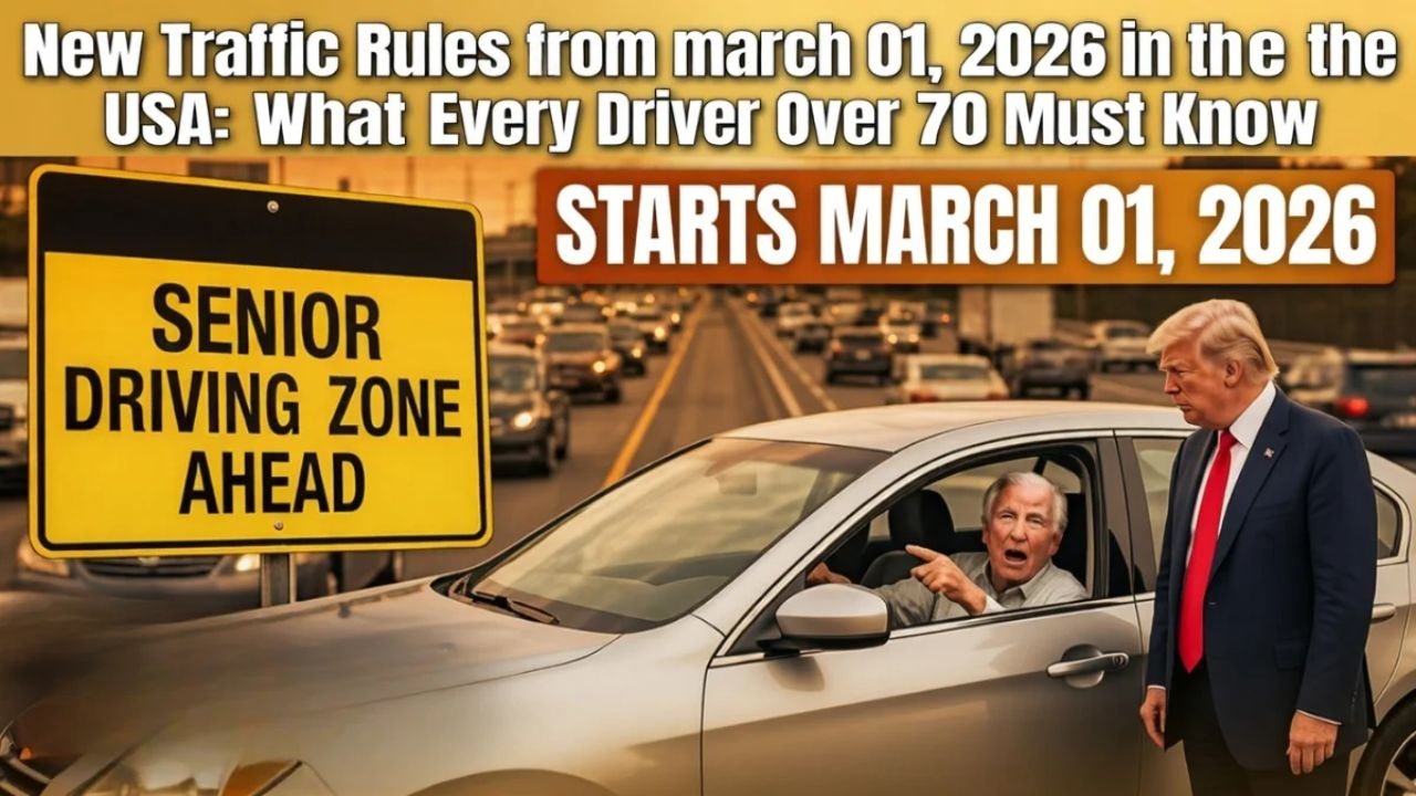 Panic Over New March 2026 Traffic Rules? What Every U.S. Driver Over 70 Must Know Before Renewal